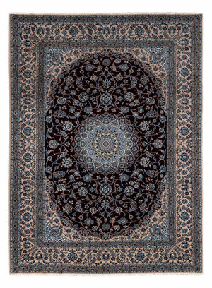 Persisk tæppe - Nain - Royal - 347 x 248 cm - sort