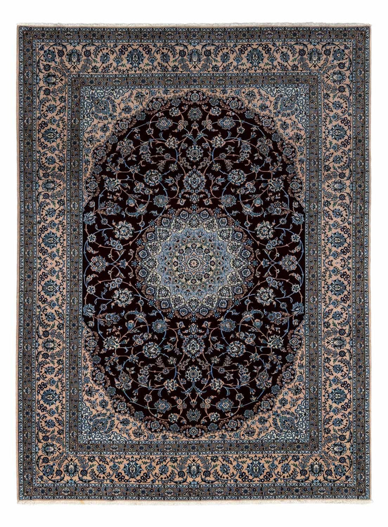 Persisk tæppe - Nain - Royal - 347 x 248 cm - sort