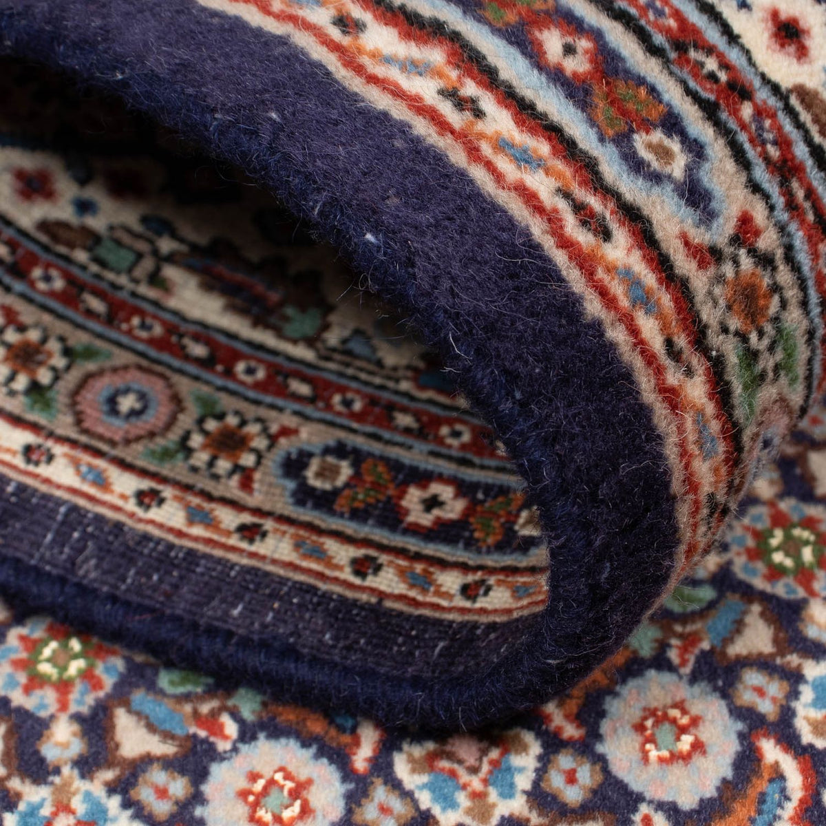 Persisk tæppe - Classic - 143 x 94 cm - mørkeblå