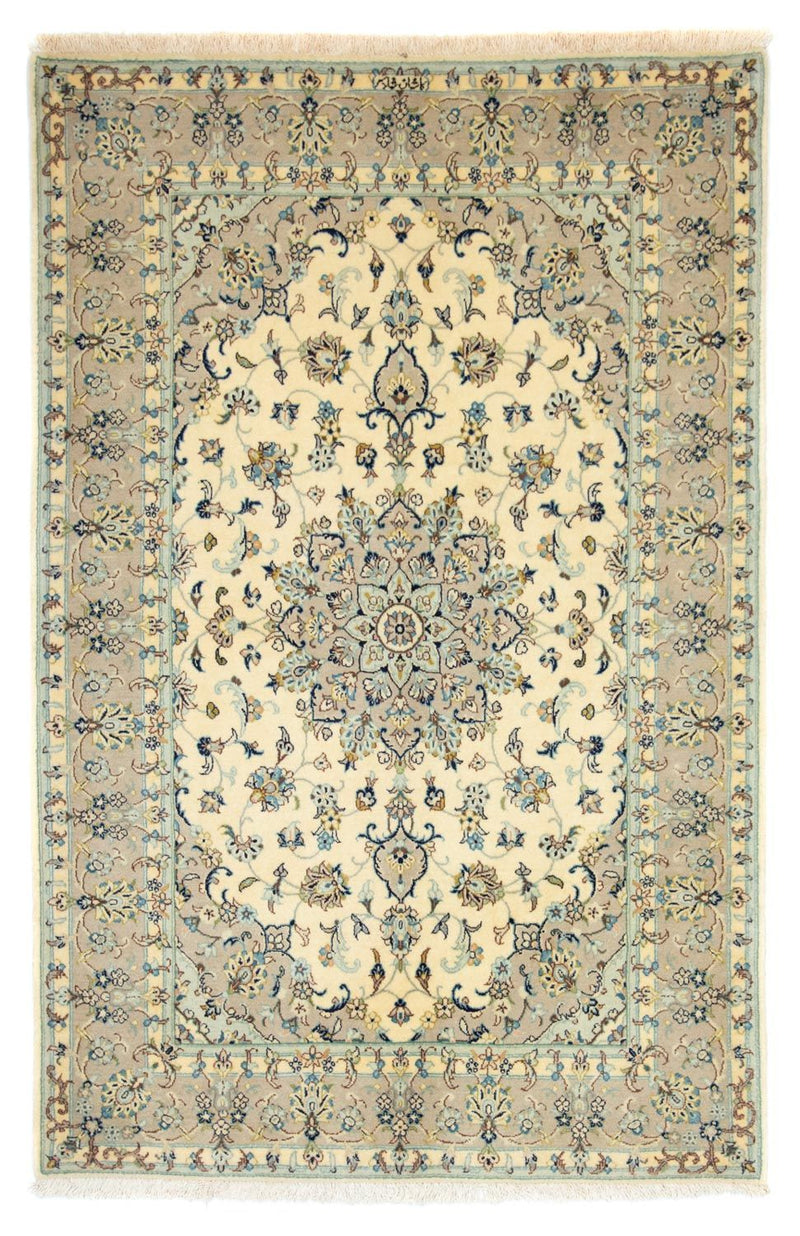 Persisk tæppe - Keshan - 210 x 137 cm - beige