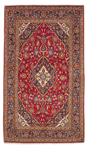 Persisk tæppe - Keshan - 226 x 137 cm - rød