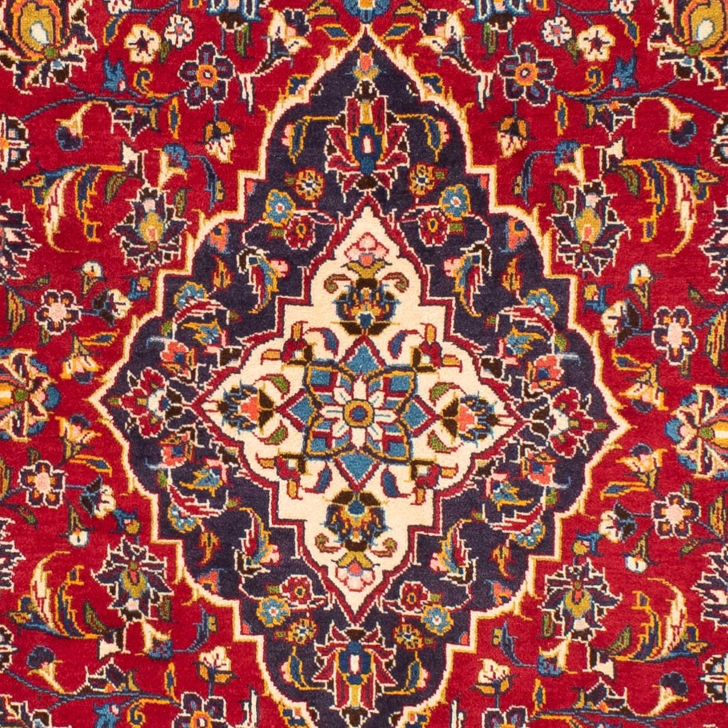 Persisk tæppe - Keshan - 226 x 137 cm - rød