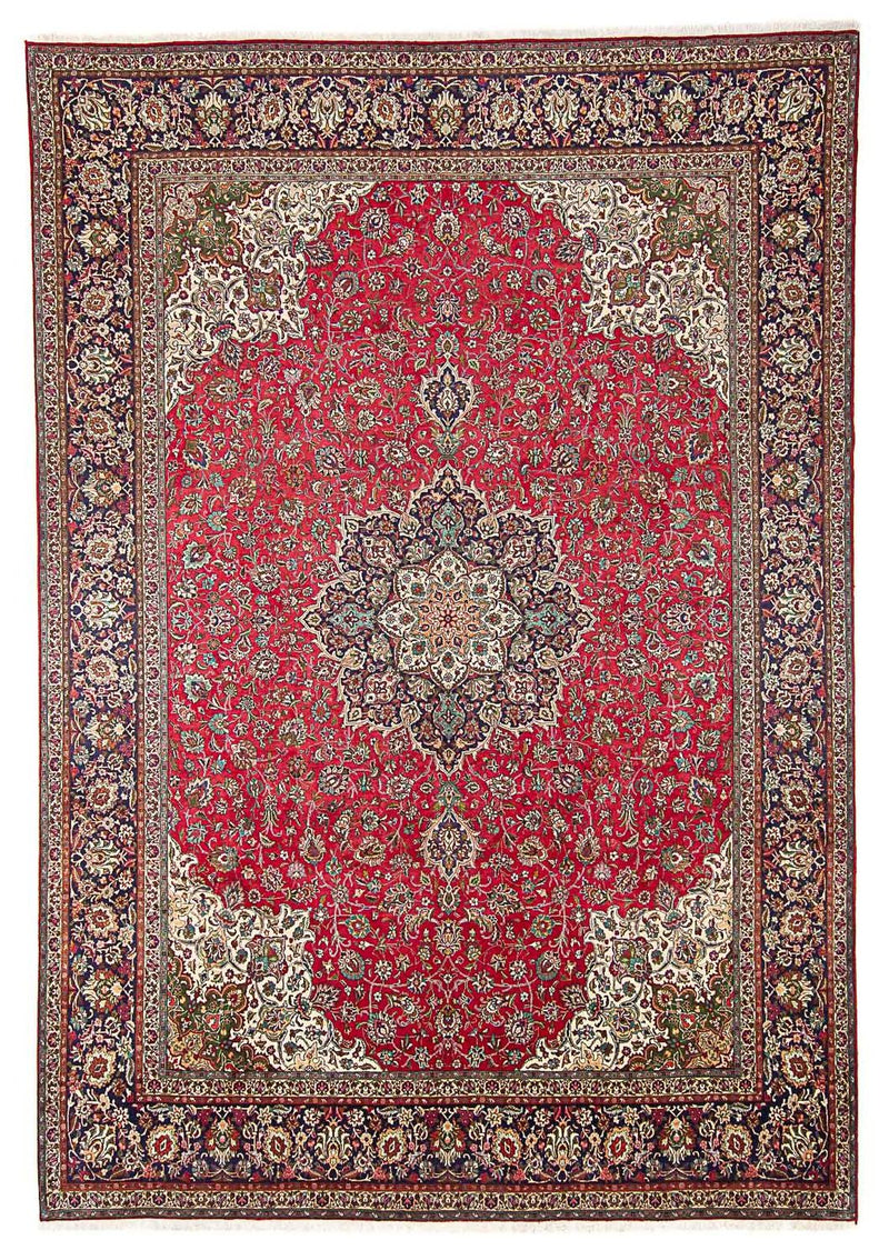Persisk tæppe - Tabriz - Royal - 405 x 300 cm - rød