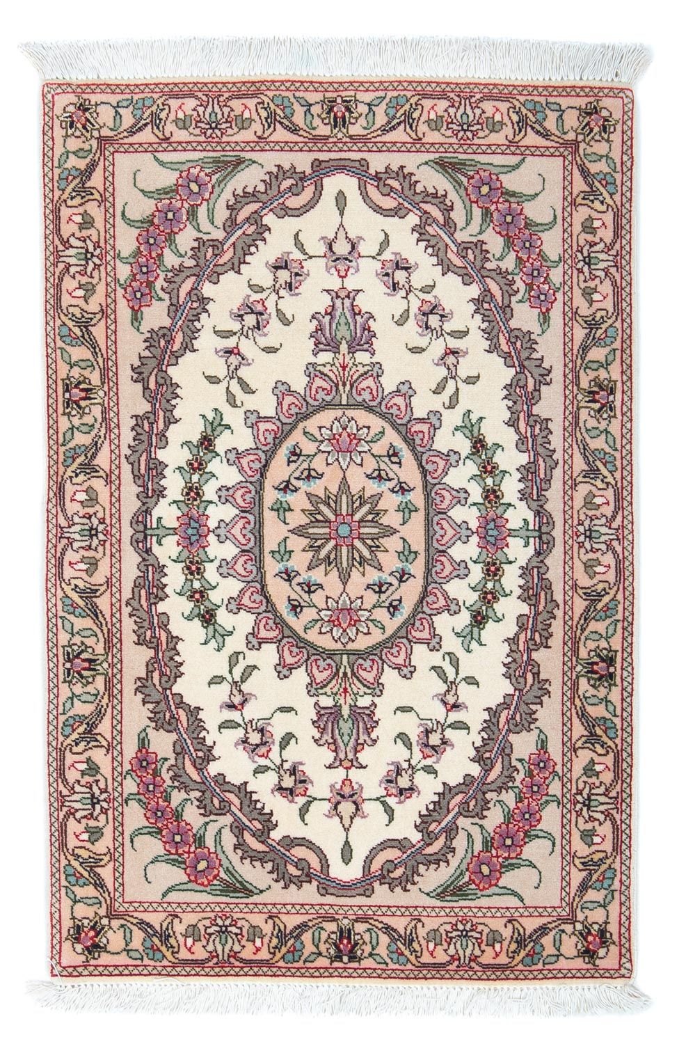 Persisk tæppe - Tabriz - Royal - 90 x 60 cm - beige