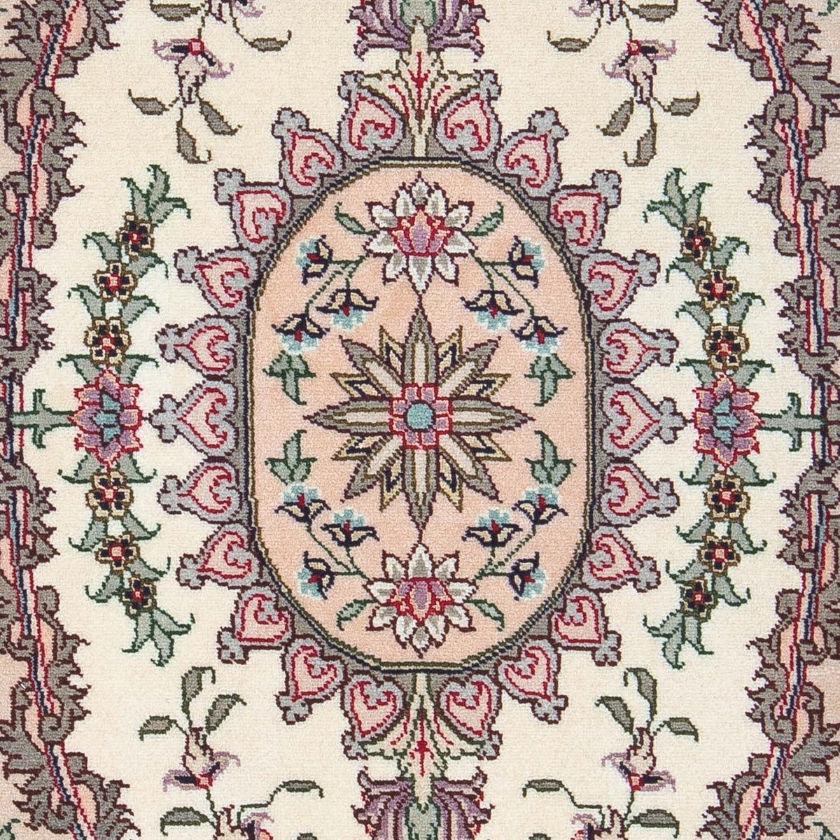 Persisk tæppe - Tabriz - Royal - 90 x 60 cm - beige
