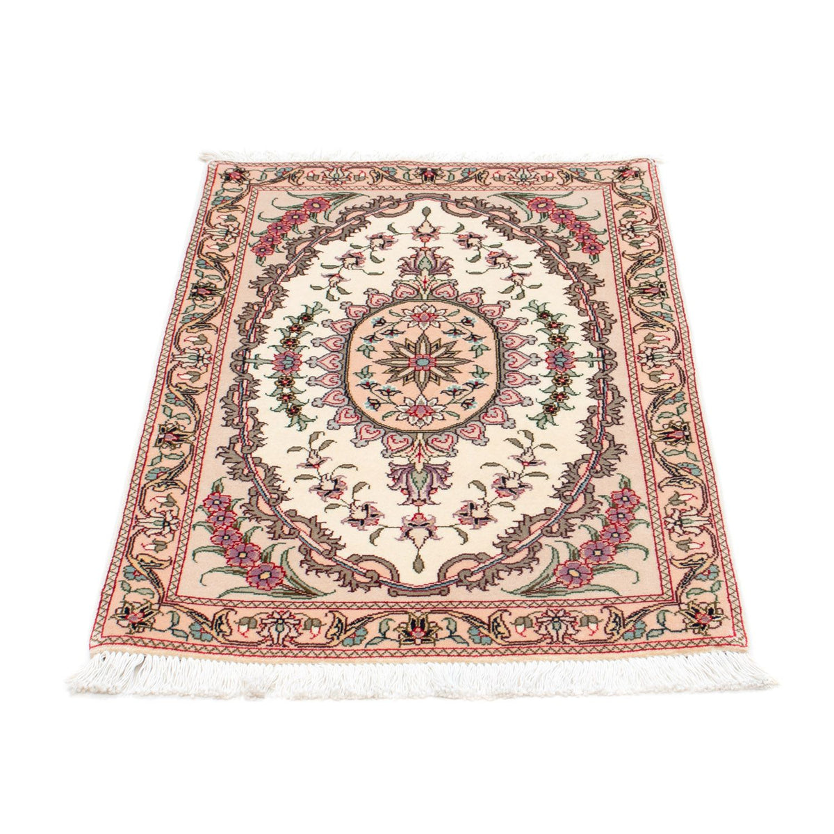 Persisk tæppe - Tabriz - Royal - 90 x 60 cm - beige