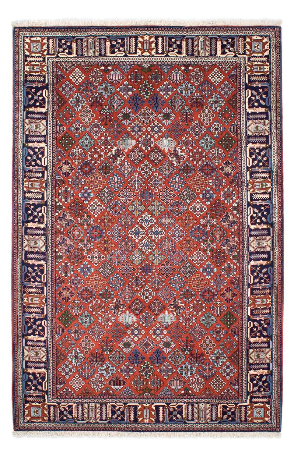 Persisk tæppe - Nomadisk - 250 x 166 cm - rust