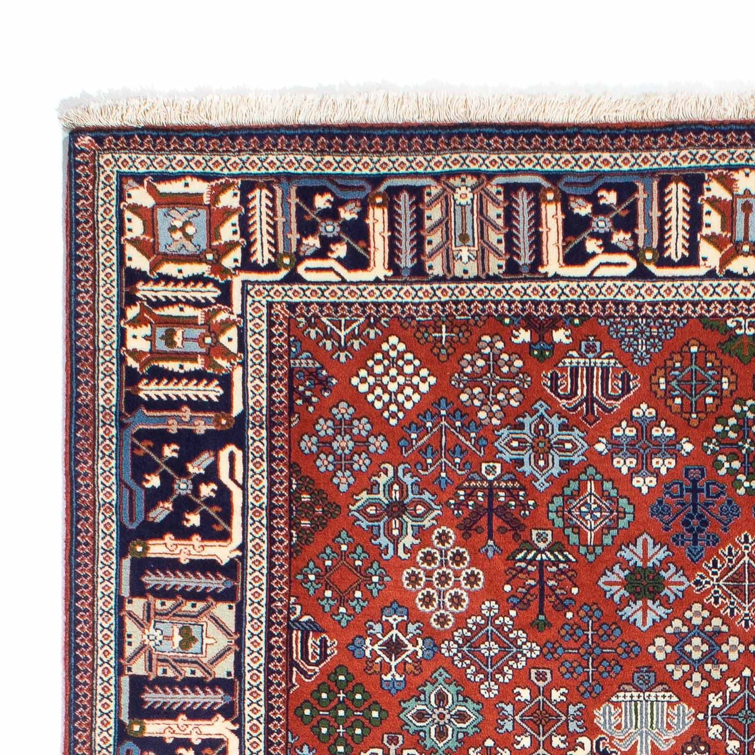 Persisk tæppe - Nomadisk - 250 x 166 cm - rust