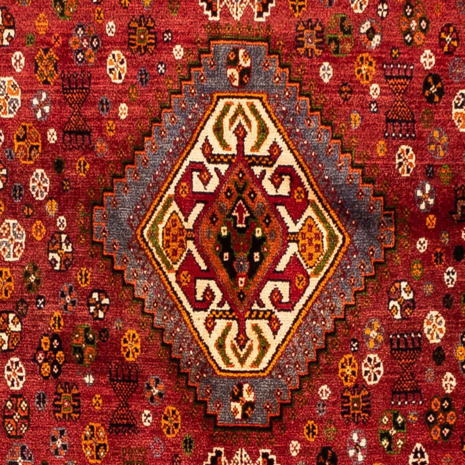 Persisk tæppe - Nomadisk - 284 x 168 cm - mørkerød