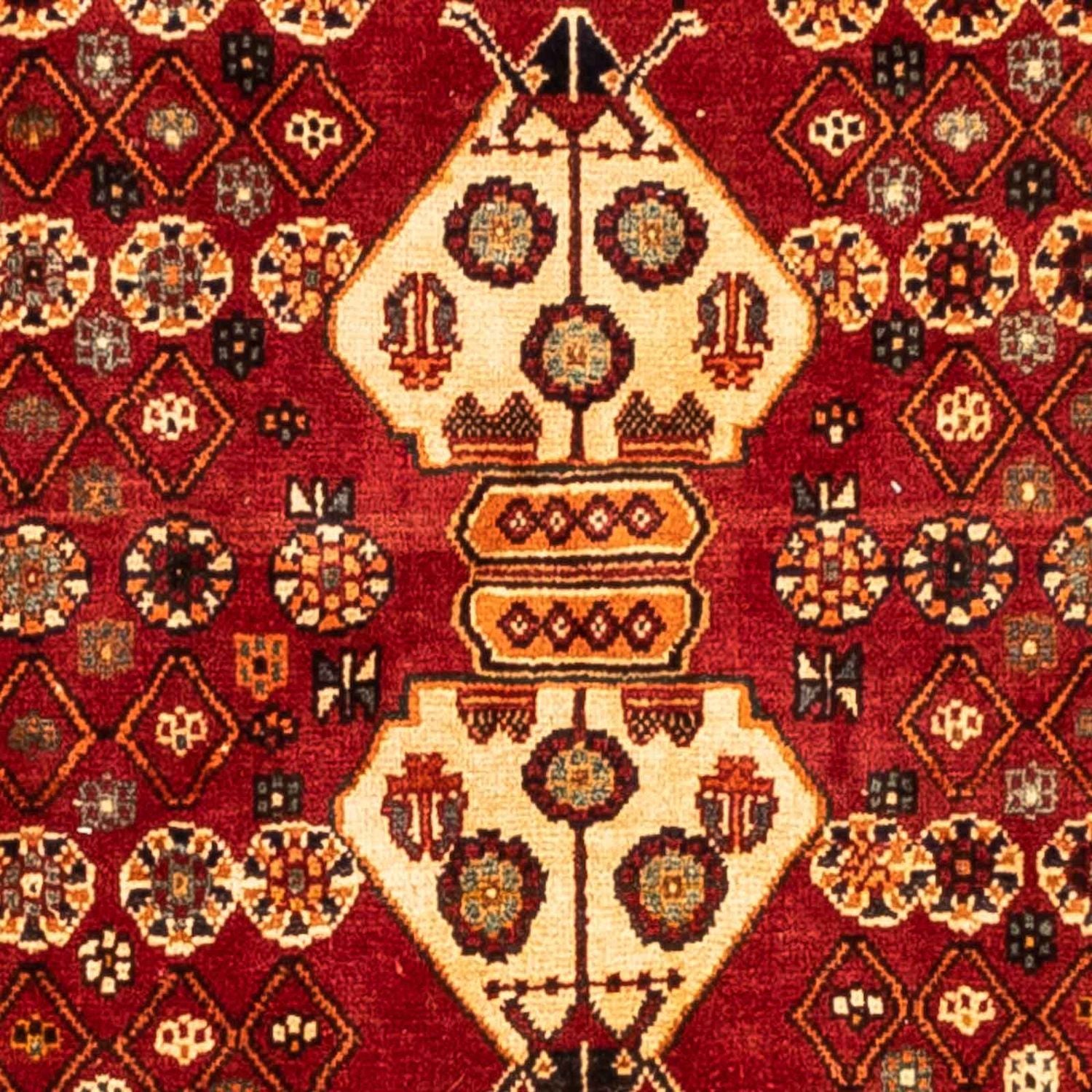 Persisk tæppe - Nomadisk - 277 x 173 cm - mørkerød
