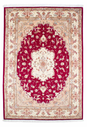 Persisk tæppe - Tabriz - Royal - 235 x 164 cm - rød