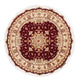 Tabriz - 50 Raj Tæppe 155x155cm - Persisk tæppe
