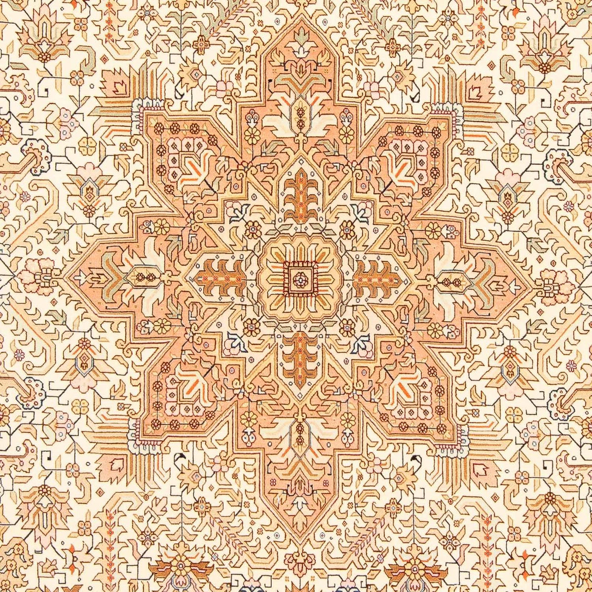Persisk tæppe - Tabriz - Royal - 308 x 202 cm - beige