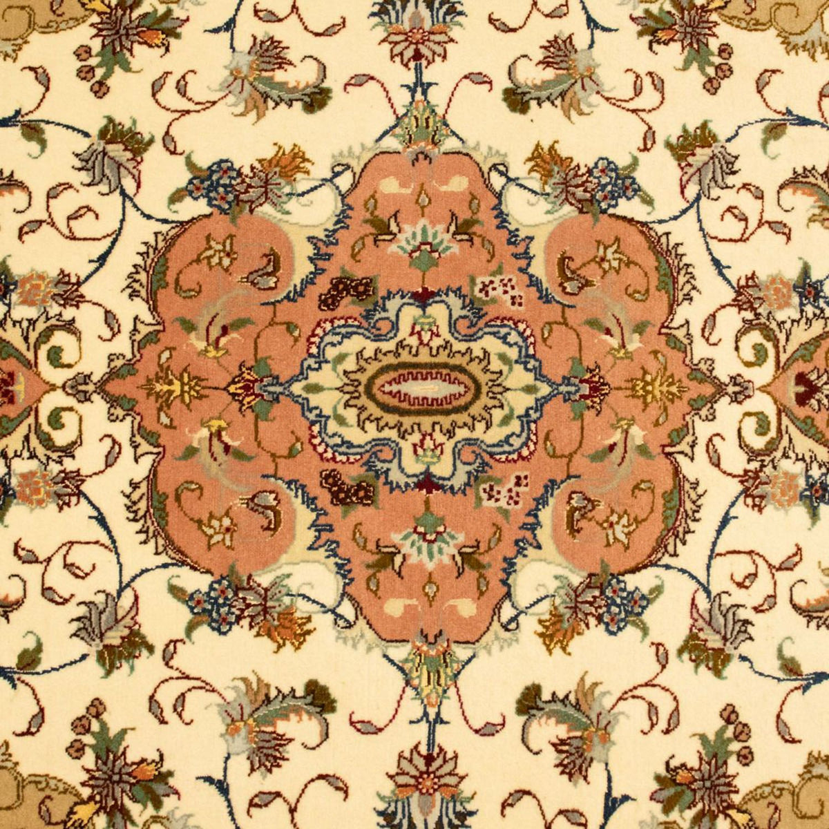 Persisk tæppe - Tabriz - Royal - 148 x 103 cm - beige