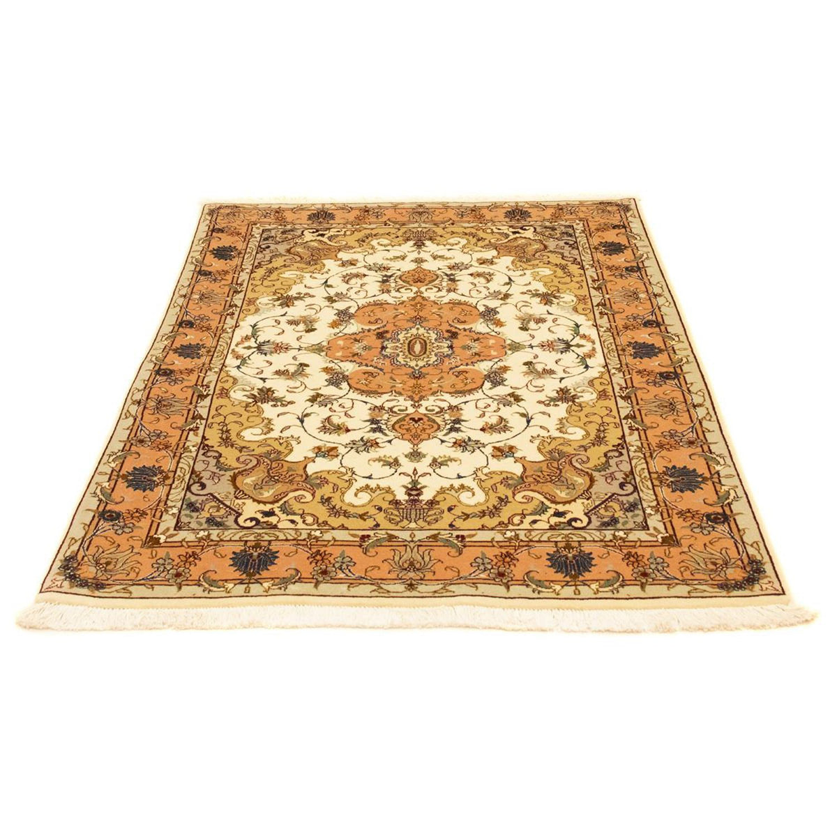 Persisk tæppe - Tabriz - Royal - 148 x 103 cm - beige