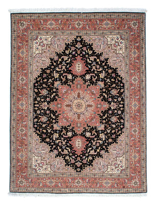 Persisk tæppe - Tabriz - Royal - 196 x 152 cm - mørkeblå