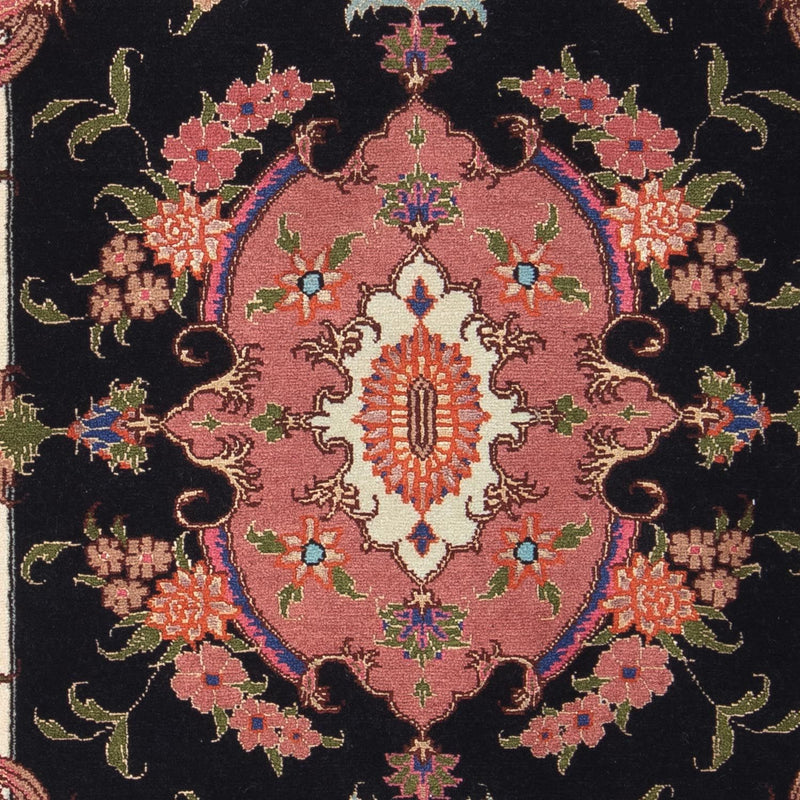 Persisk tæppe - Tabriz - Royal - 90 x 60 cm - mørkeblå