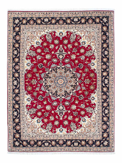 Tabriz - 50 Raj Tæppe 152x202cm - Persisk tæppe - rød