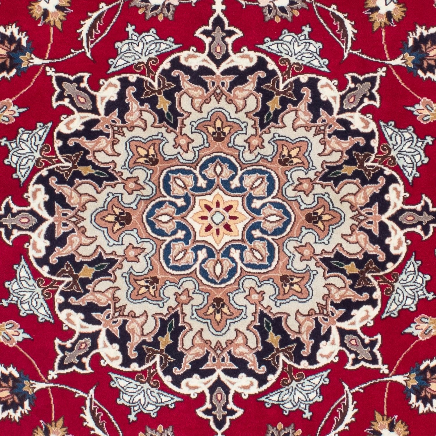 Persisk tæppe - Tabriz - Royal - 202 x 152 cm - rød