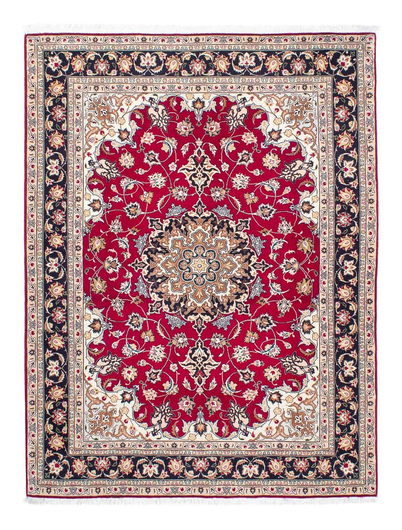 Persisk tæppe - Tabriz - Royal - 200 x 152 cm - rød