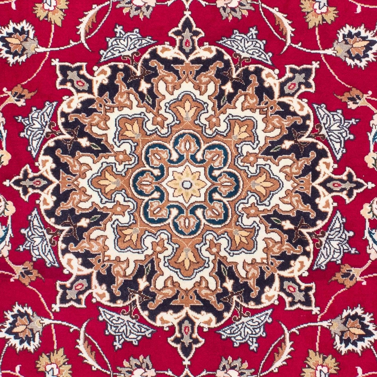 Persisk tæppe - Tabriz - Royal - 200 x 152 cm - rød