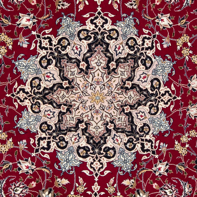 Persisk tæppe - Tabriz - Royal - 318 x 205 cm - mørkerød
