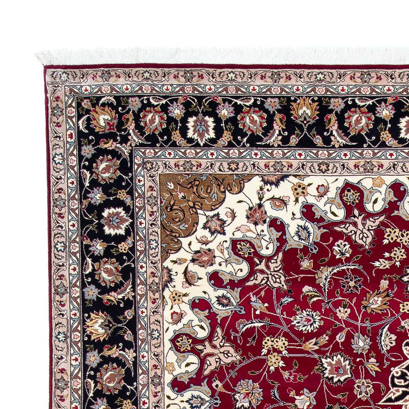 Persisk tæppe - Tabriz - Royal - 318 x 205 cm - mørkerød