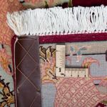 Persisk tæppe - Tabriz - Royal - 90 x 60 cm - mørkerød