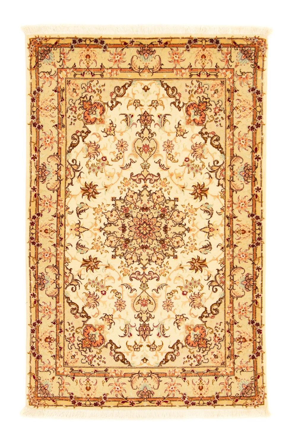 Persisk tæppe - Tabriz - Royal - 155 x 100 cm - beige