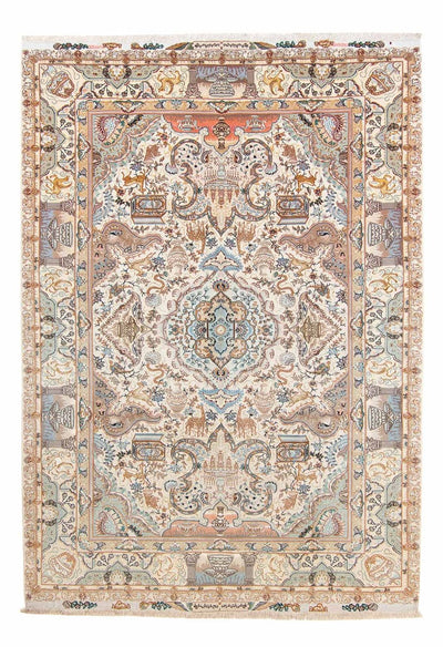 Tabriz - 60 Raj Tæppe 209x306cm - Persisk tæppe