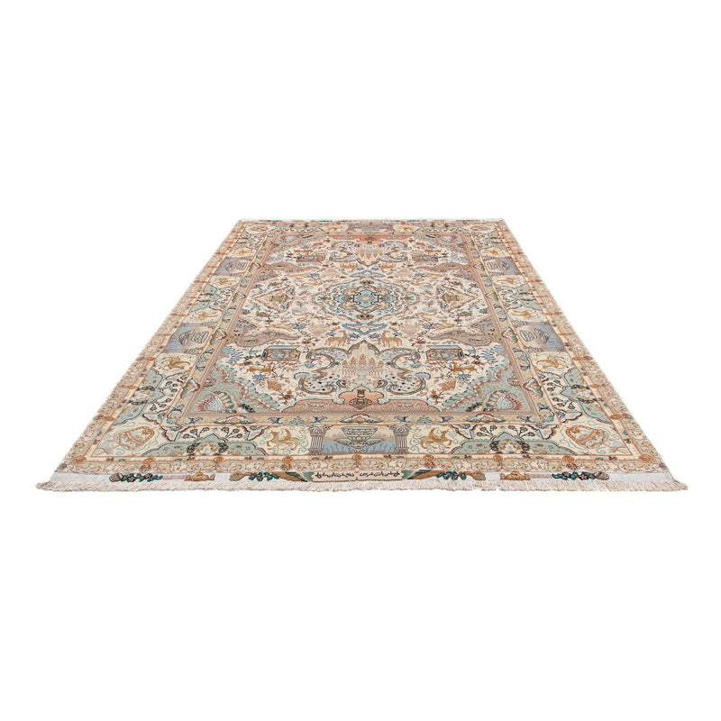 Persisk tæppe - Tabriz - Premium - 306 x 209 cm - beige