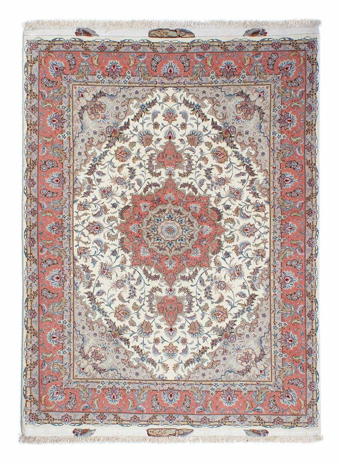 Persisk tæppe - Tabriz - 200 x 153 cm - beige