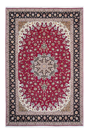 Persisk tæppe - Tabriz - Royal - 316 x 203 cm - mørkerød