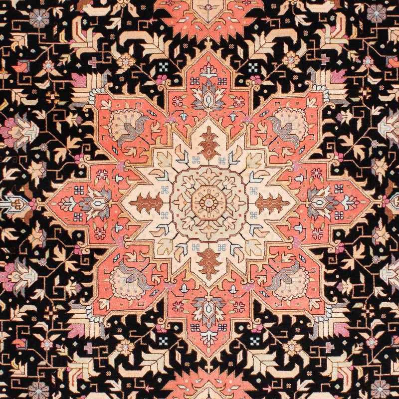 Persisk tæppe - Tabriz - Royal - 207 x 152 cm - lysrød