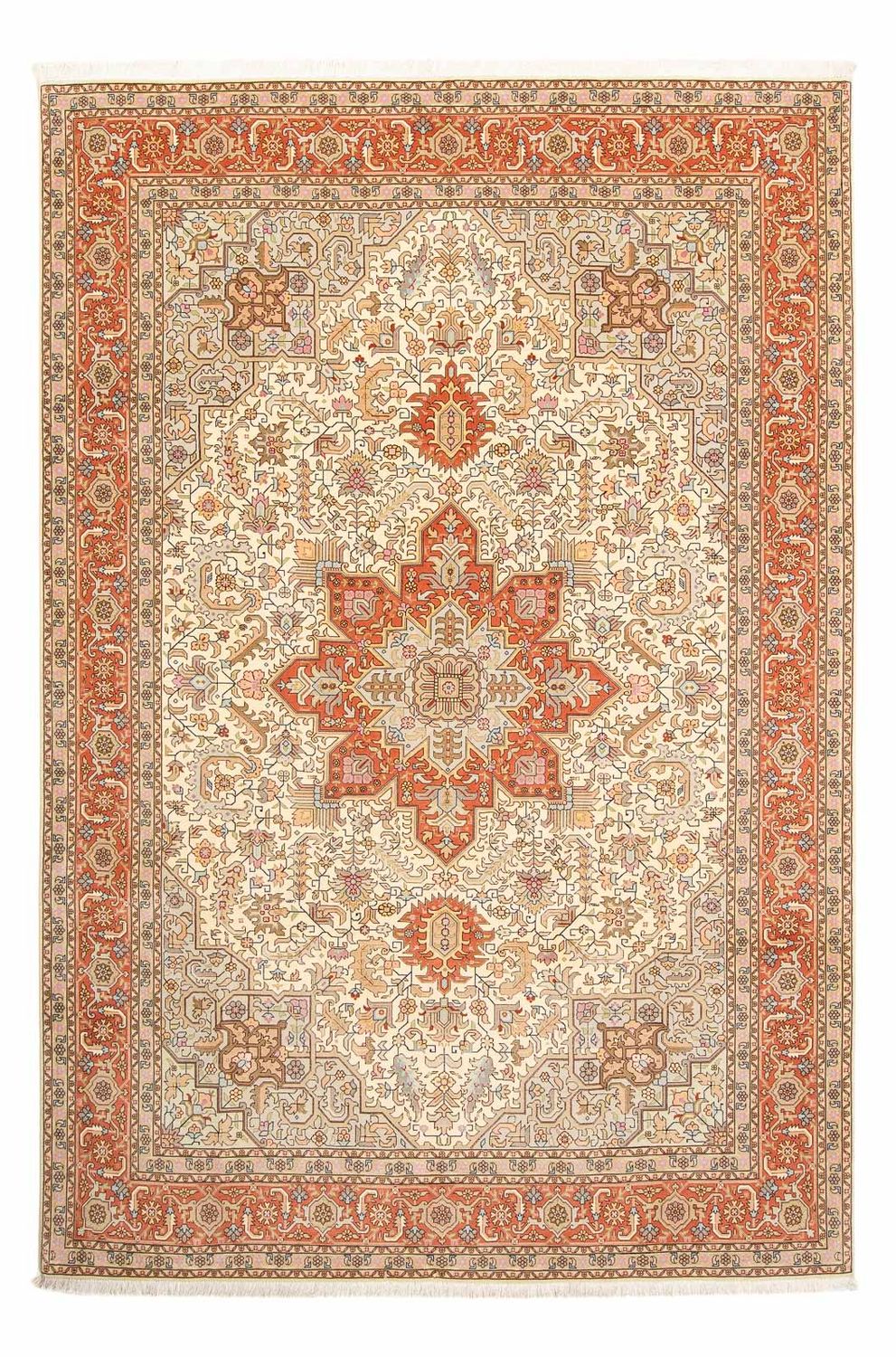 Persisk tæppe - Tabriz - Royal - 300 x 204 cm - beige