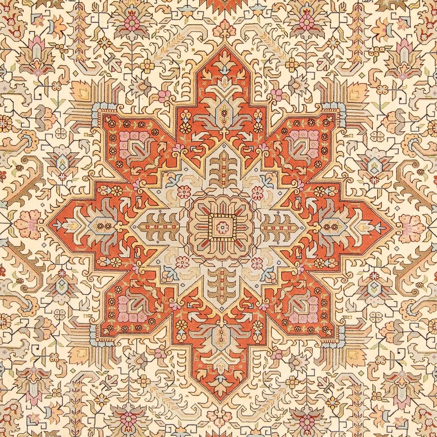 Persisk tæppe - Tabriz - Royal - 300 x 204 cm - beige