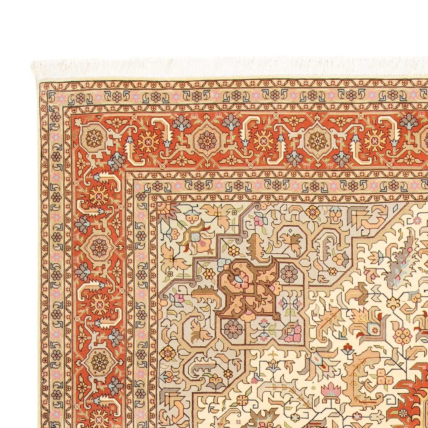 Persisk tæppe - Tabriz - Royal - 300 x 204 cm - beige