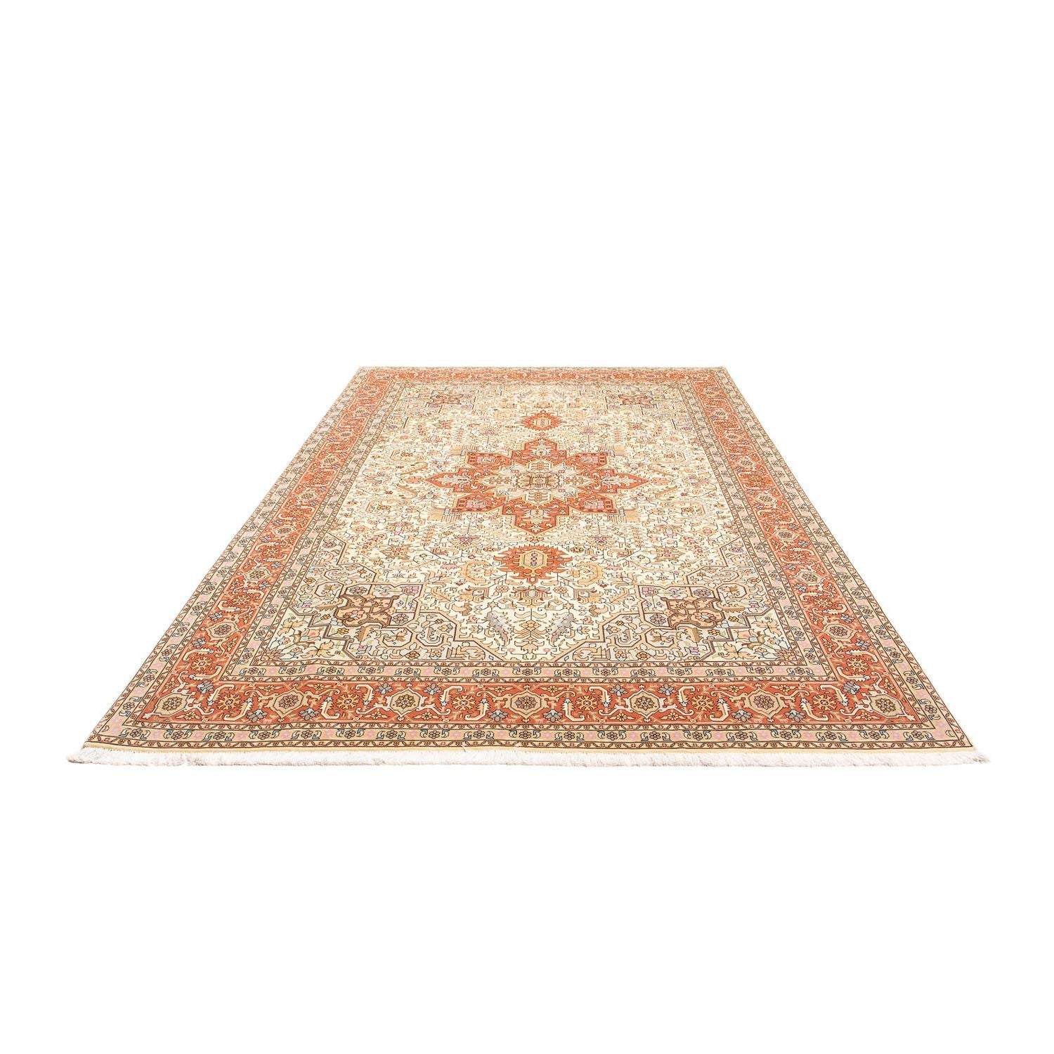 Persisk tæppe - Tabriz - Royal - 300 x 204 cm - beige
