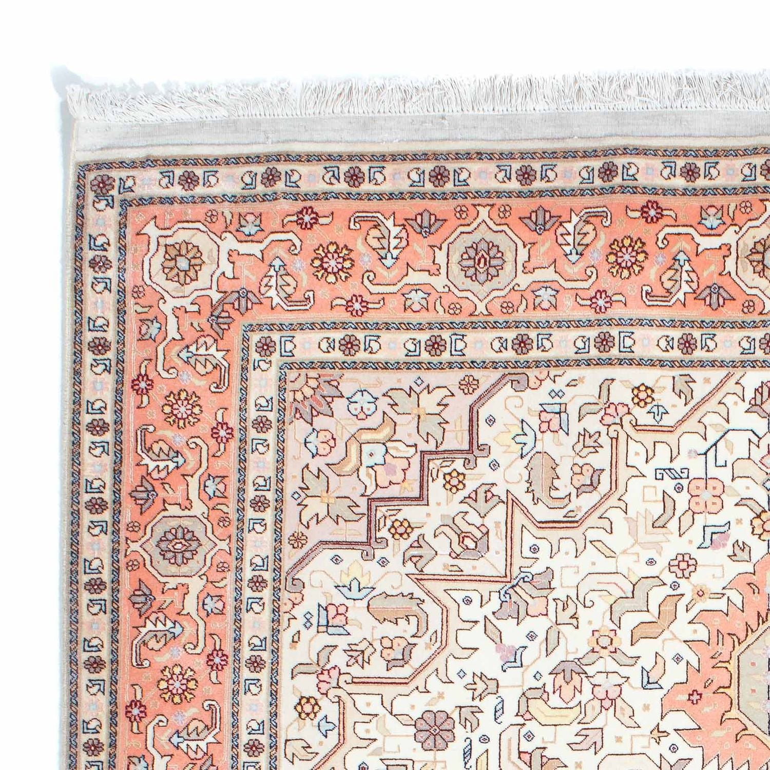 Persisk tæppe - Tabriz - Royal - 216 x 153 cm - beige