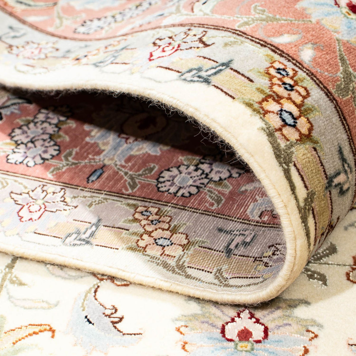 Persisk tæppe - Tabriz - 205 x 150 cm - beige