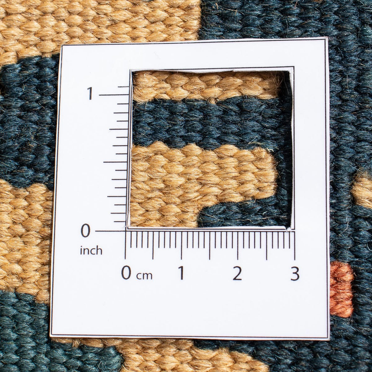 Kelim-tæppe - orientalsk - 198 x 148 cm - mørkerød