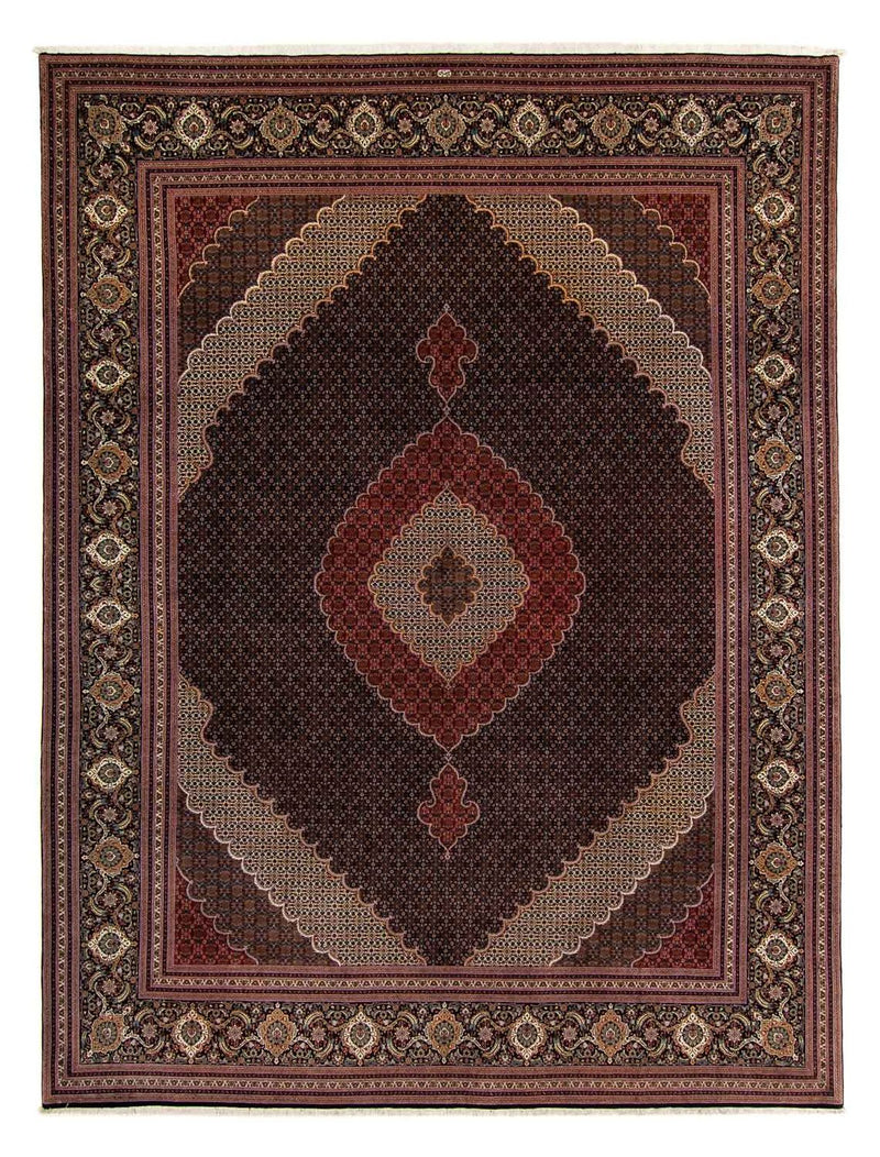 Persisk tæppe - Tabriz - 400 x 304 cm - brun