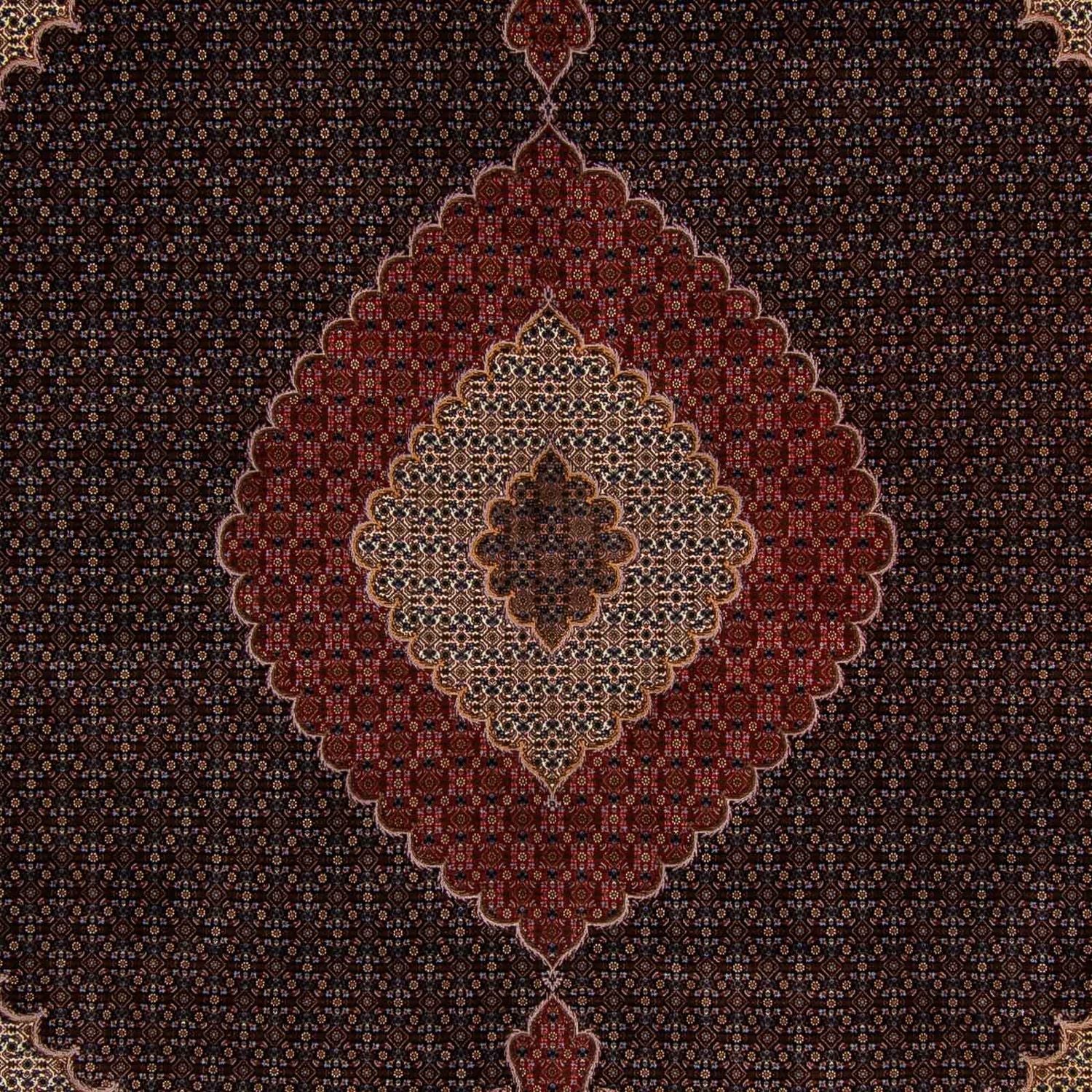 Persisk tæppe - Tabriz - 400 x 304 cm - brun