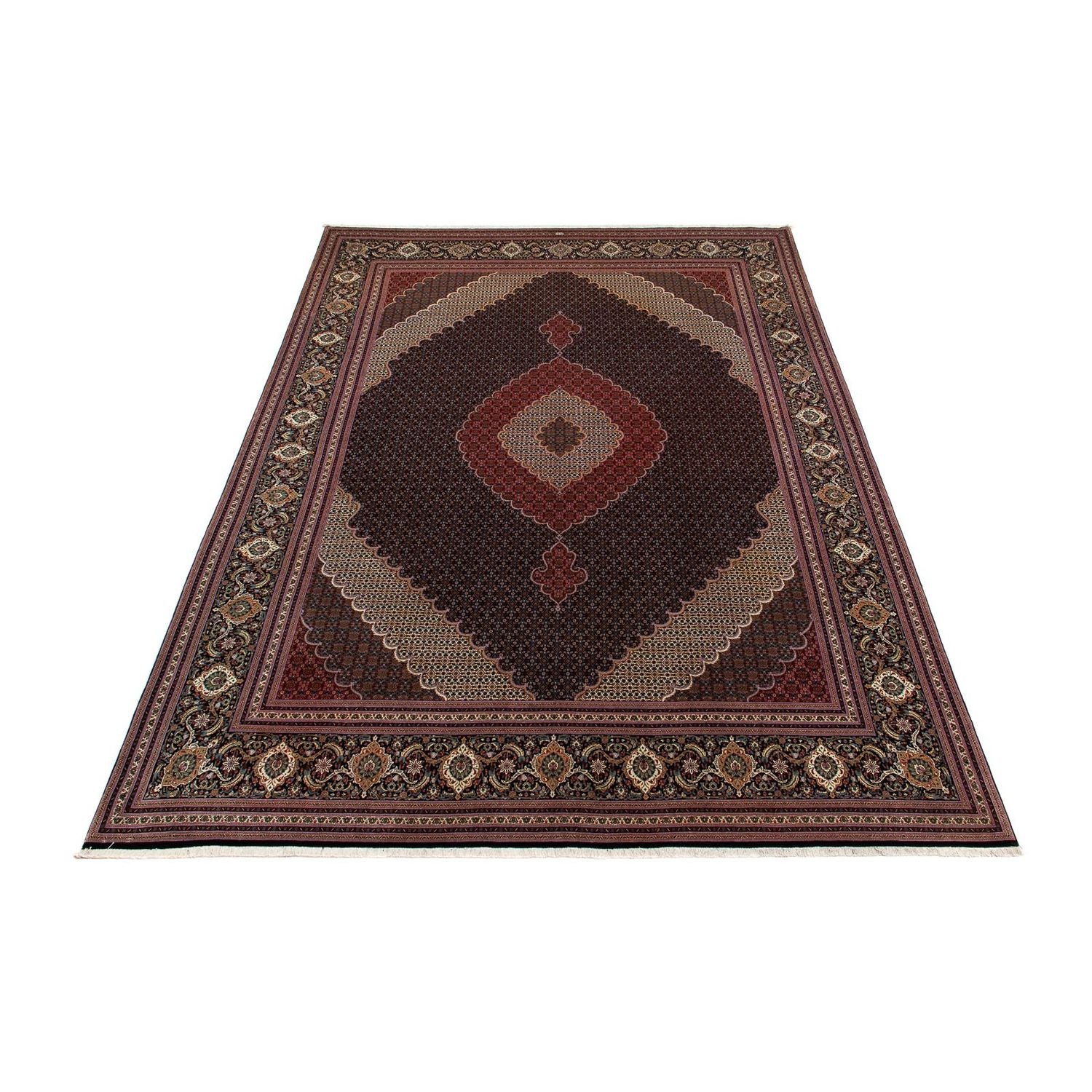 Persisk tæppe - Tabriz - 400 x 304 cm - brun