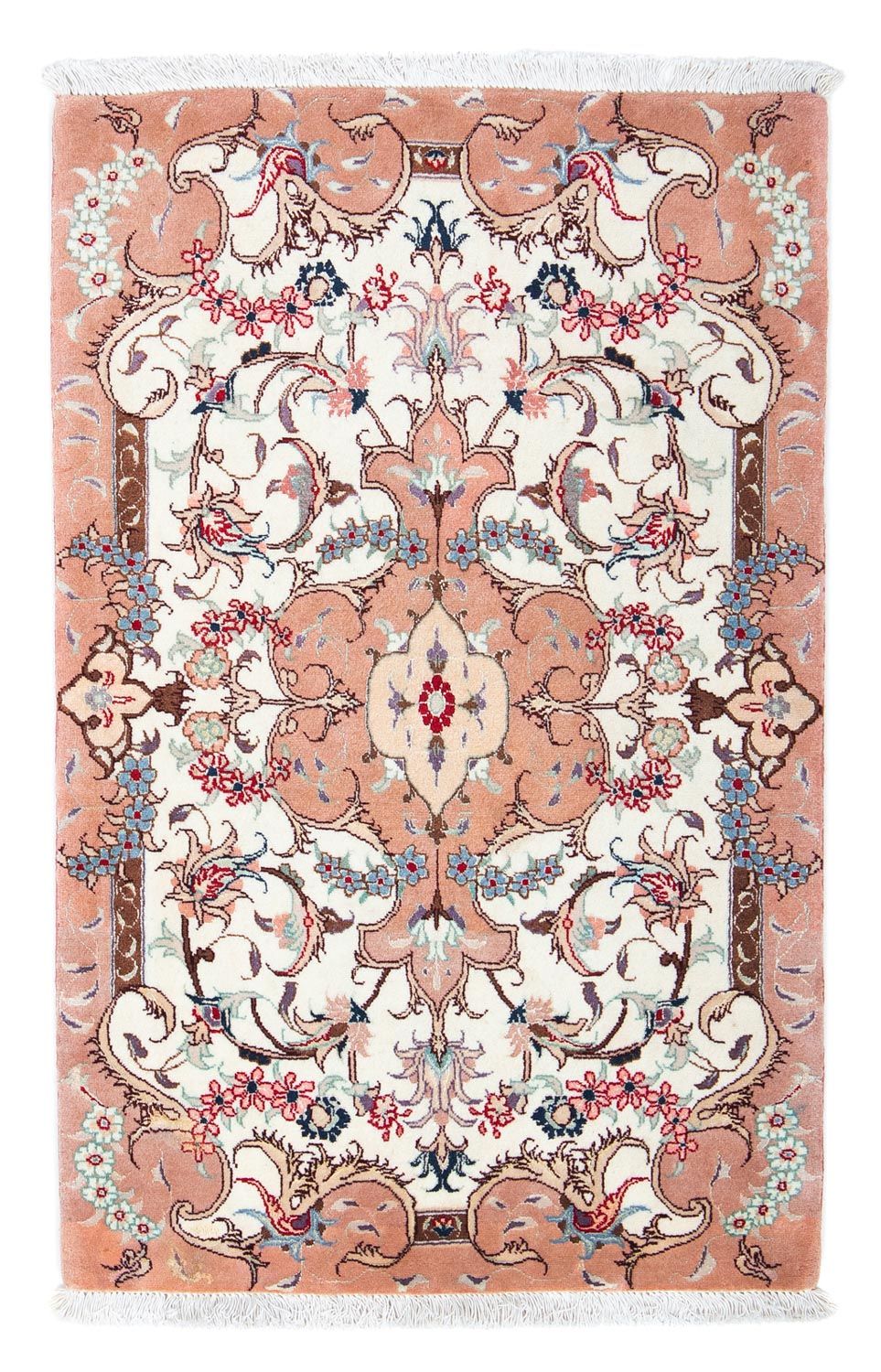 Persisk tæppe - Tabriz - Royal - 90 x 60 cm - beige