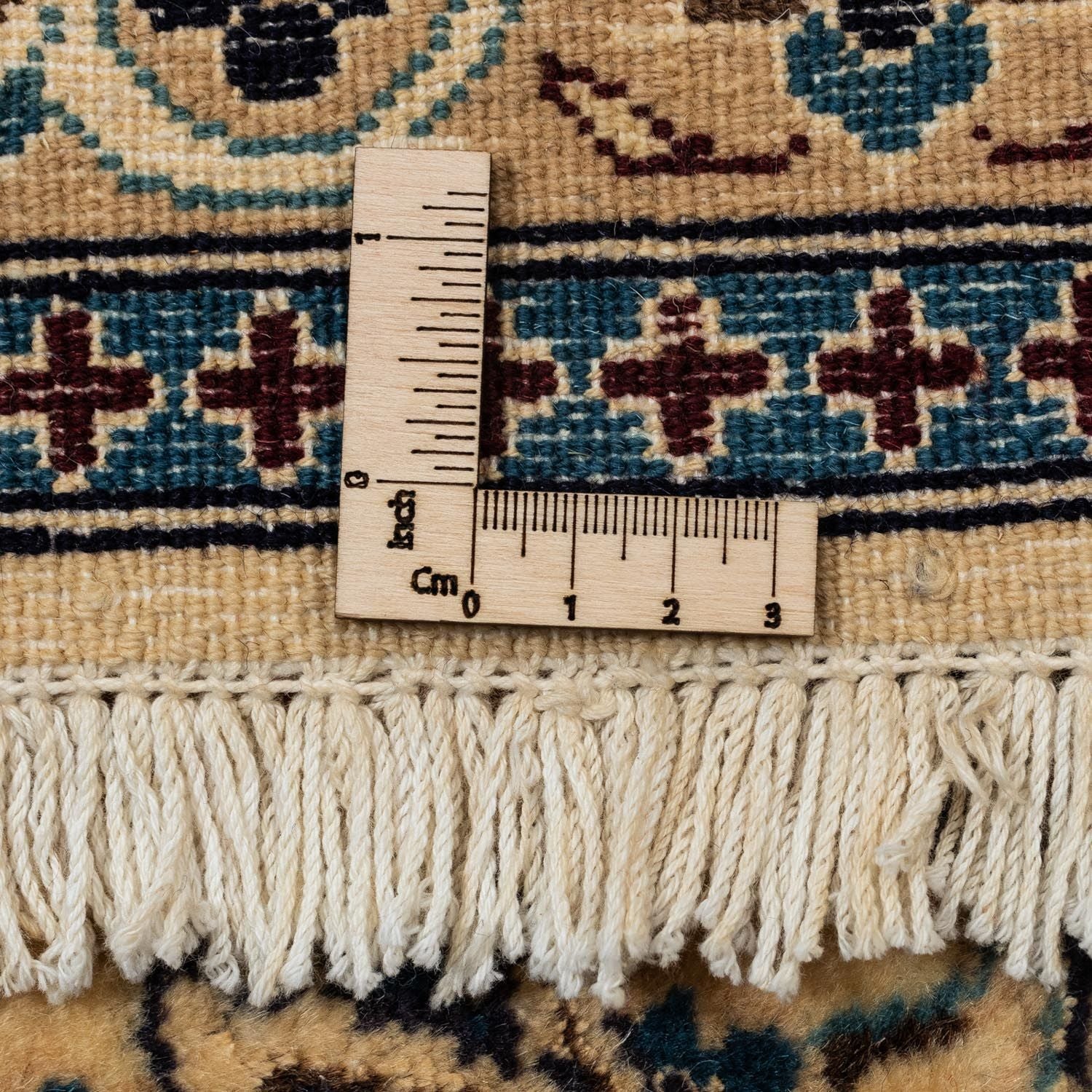 Persisk tæppe - Nain - Royal - 353 x 248 cm - mørk beige