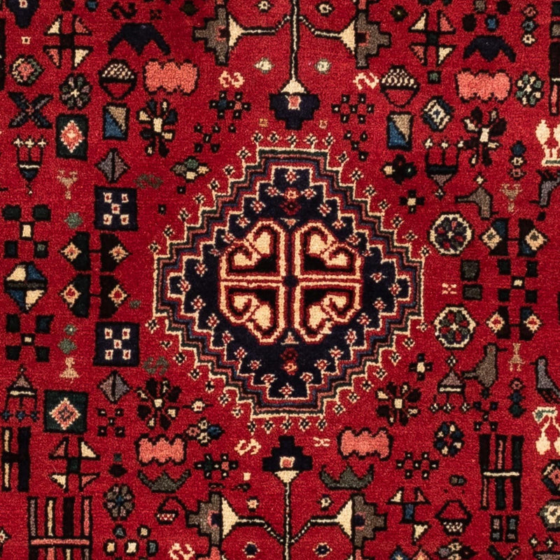 Persisk tæppe - Nomadisk - 135 x 104 cm - mørkeblå