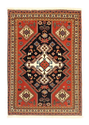 Persisk tæppe - Nomadisk - 152 x 113 cm - mørkeblå