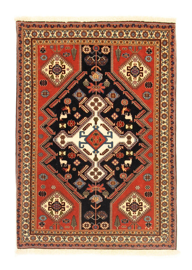 Persisk tæppe - Nomadisk - 152 x 113 cm - mørkeblå