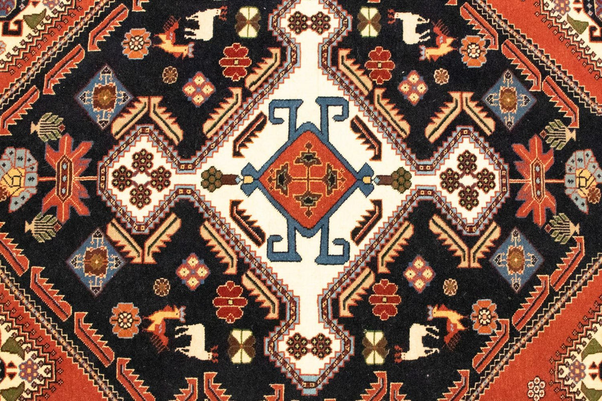 Persisk tæppe - Nomadisk - 152 x 113 cm - mørkeblå